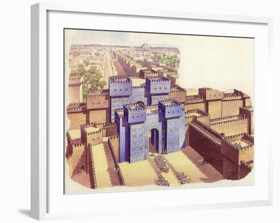 The Ishtar Gate of Babylon-Pat Nicolle-Framed Giclee Print