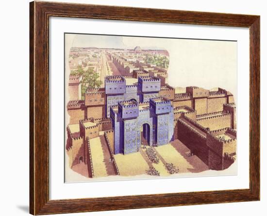 The Ishtar Gate of Babylon-Pat Nicolle-Framed Giclee Print