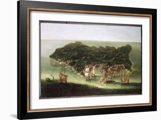 The Island of Barbados, c.1694-Isaac Sailmaker-Framed Giclee Print