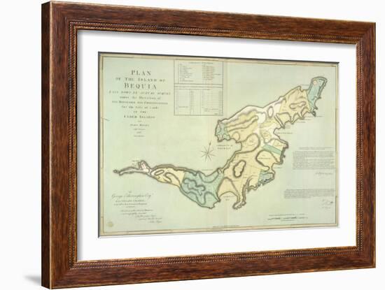 The Island Of Bequia-null-Framed Giclee Print