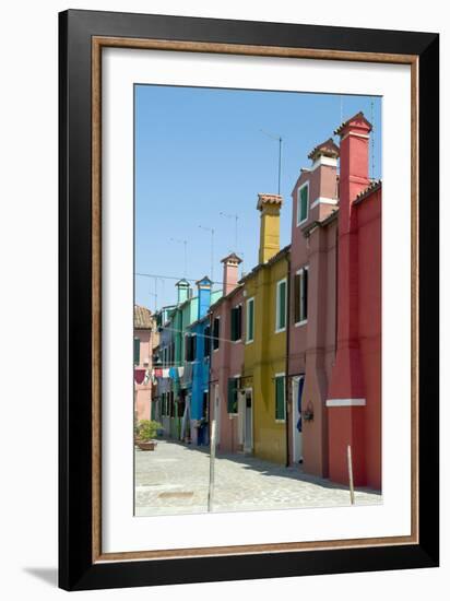 The Island of Burano, Near Venice, Italy-Natalie Tepper-Framed Photo