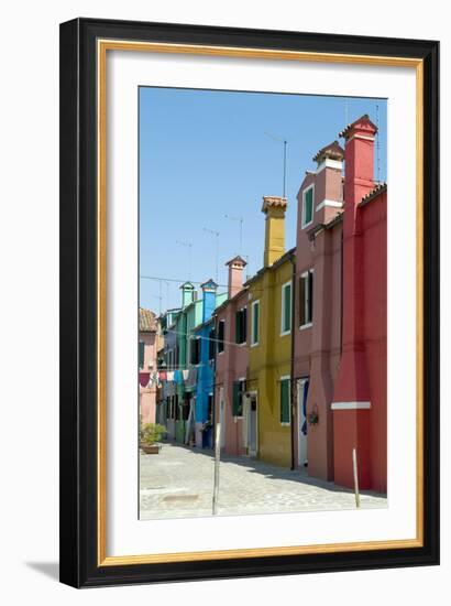 The Island of Burano, Near Venice, Italy-Natalie Tepper-Framed Photo