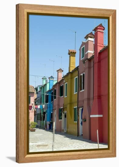 The Island of Burano, Near Venice, Italy-Natalie Tepper-Framed Stretched Canvas