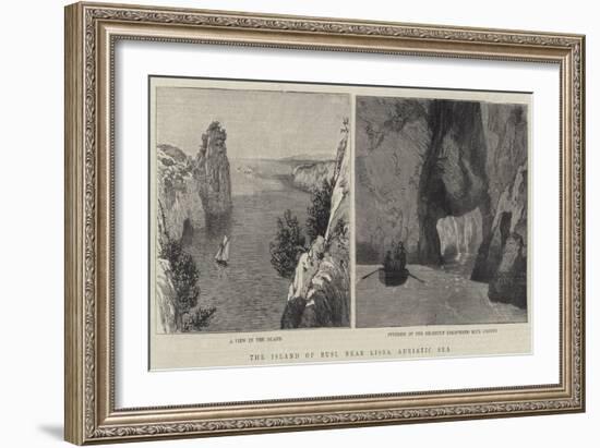 The Island of Busi, Near Lissa, Adriatic Sea-null-Framed Giclee Print