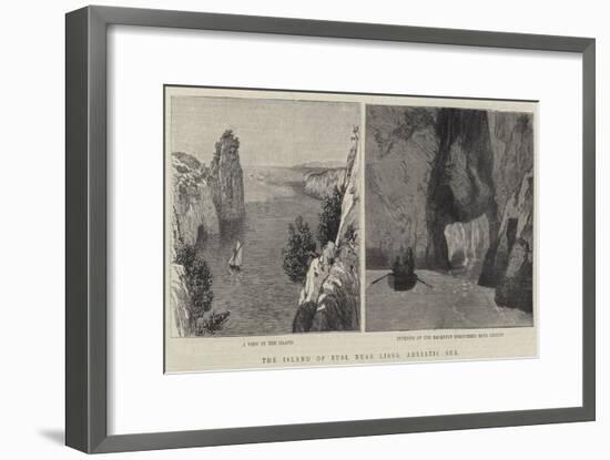 The Island of Busi, Near Lissa, Adriatic Sea-null-Framed Giclee Print