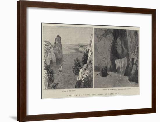 The Island of Busi, Near Lissa, Adriatic Sea-null-Framed Giclee Print