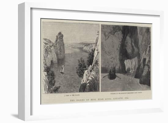 The Island of Busi, Near Lissa, Adriatic Sea-null-Framed Giclee Print