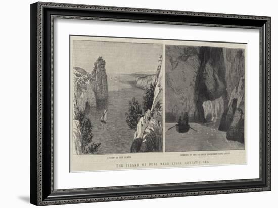 The Island of Busi, Near Lissa, Adriatic Sea-null-Framed Giclee Print