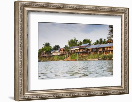 The Island of Don Det Is an Upcoming Backpacker Stop Along the Cambodia and Laos Border-Micah Wright-Framed Photographic Print