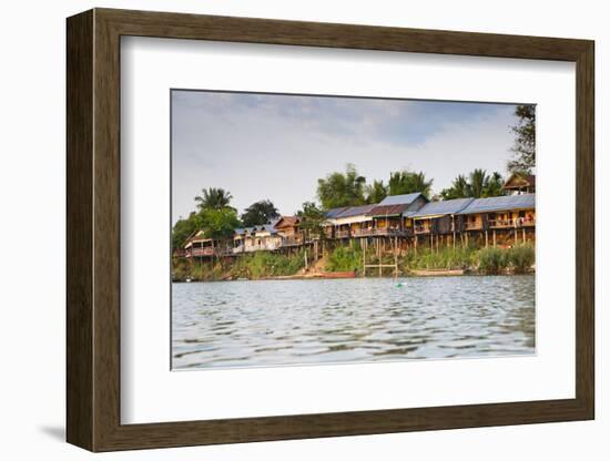 The Island of Don Det Is an Upcoming Backpacker Stop Along the Cambodia and Laos Border-Micah Wright-Framed Photographic Print