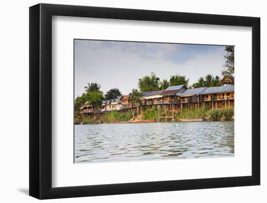 The Island of Don Det Is an Upcoming Backpacker Stop Along the Cambodia and Laos Border-Micah Wright-Framed Photographic Print