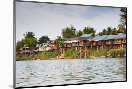 The Island of Don Det Is an Upcoming Backpacker Stop Along the Cambodia and Laos Border-Micah Wright-Mounted Photographic Print