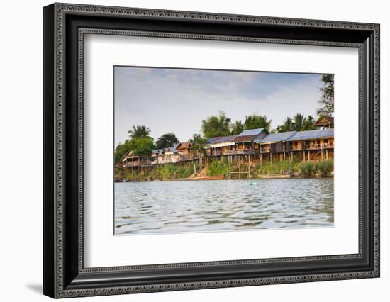 The Island of Don Det Is an Upcoming Backpacker Stop Along the Cambodia and Laos Border-Micah Wright-Framed Photographic Print