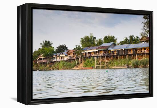 The Island of Don Det Is an Upcoming Backpacker Stop Along the Cambodia and Laos Border-Micah Wright-Framed Premier Image Canvas