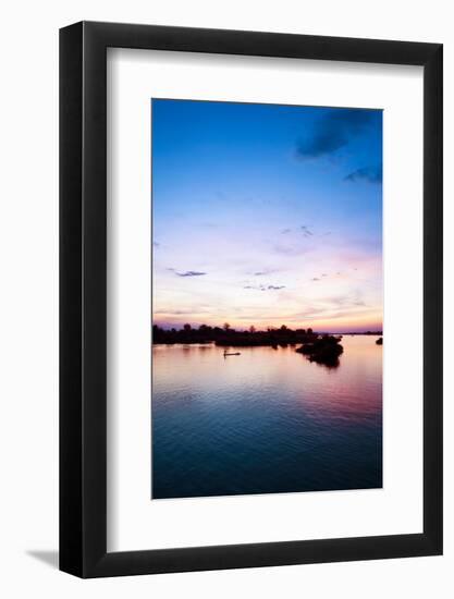 The Island of Don Det Is an Upcoming Backpacker Stop on Mekong River Along Cambodia and Laos Border-Micah Wright-Framed Photographic Print