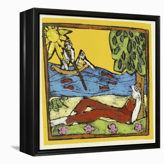 The Island of Immortality-Leslie Xuereb-Framed Premier Image Canvas