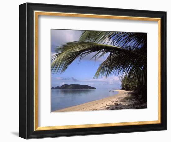 The Island of Ko Tae Nai from Ao Bang Charu Beach on Ko Pha-Nga Island, Surat Thani, Thailand-Richard Nebesky-Framed Photographic Print