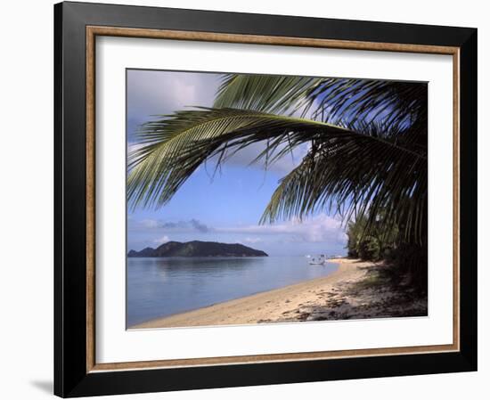 The Island of Ko Tae Nai from Ao Bang Charu Beach on Ko Pha-Nga Island, Surat Thani, Thailand-Richard Nebesky-Framed Photographic Print