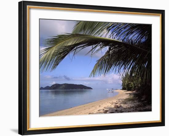 The Island of Ko Tae Nai from Ao Bang Charu Beach on Ko Pha-Nga Island, Surat Thani, Thailand-Richard Nebesky-Framed Photographic Print