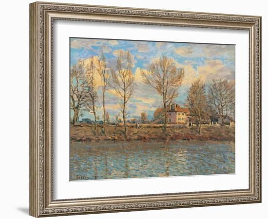 The Island of La Grande Jatte, Neuilly sur Seine-Alfred Sisley-Framed Giclee Print