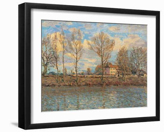 The Island of La Grande Jatte, Neuilly sur Seine-Alfred Sisley-Framed Giclee Print