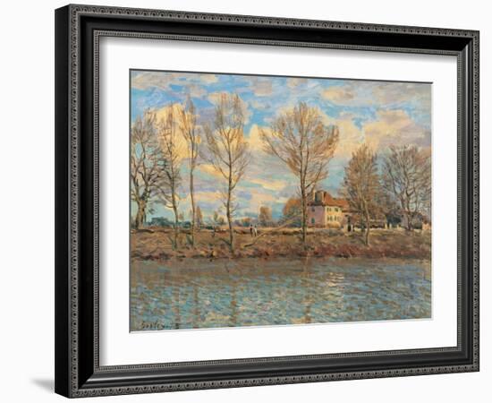 The Island of La Grande Jatte, Neuilly sur Seine-Alfred Sisley-Framed Giclee Print