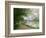 The Island of La Grande Jatte-Claude Monet-Framed Giclee Print