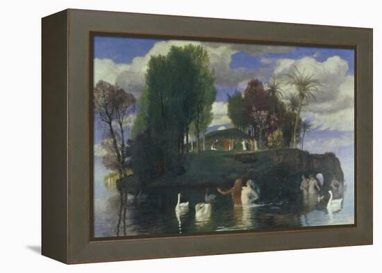 The Island of Life-Arnold Bocklin-Framed Premier Image Canvas