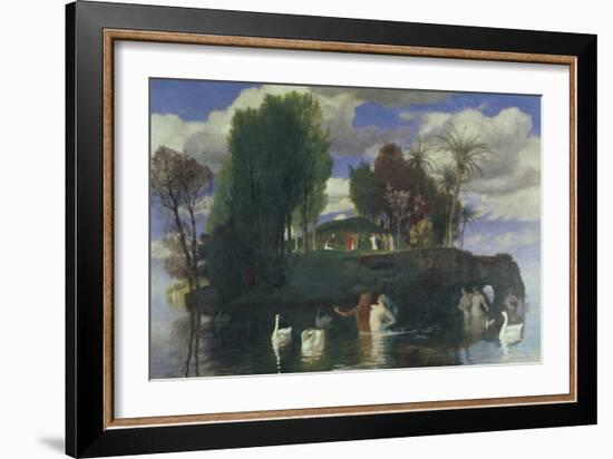 The Island of Life-Arnold Bocklin-Framed Giclee Print