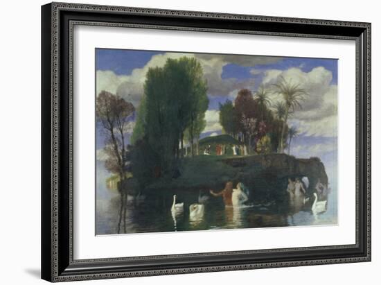 The Island of Life-Arnold Bocklin-Framed Giclee Print