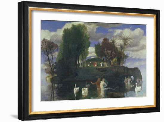 The Island of Life-Arnold Bocklin-Framed Giclee Print