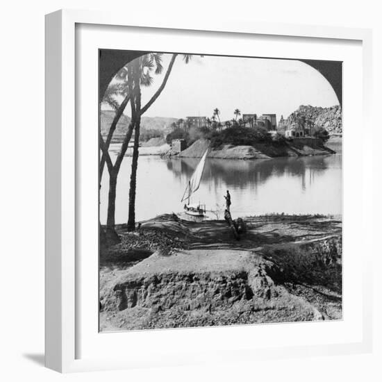 The Island of Philae, Egypt, 1905-Underwood & Underwood-Framed Photographic Print