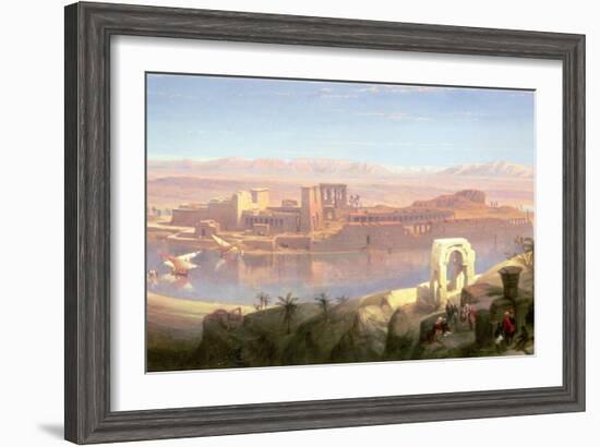 The Island of Philae, Nubia-David Roberts-Framed Giclee Print