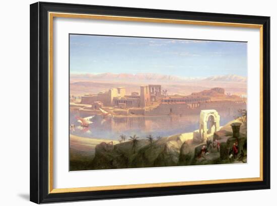 The Island of Philae, Nubia-David Roberts-Framed Giclee Print