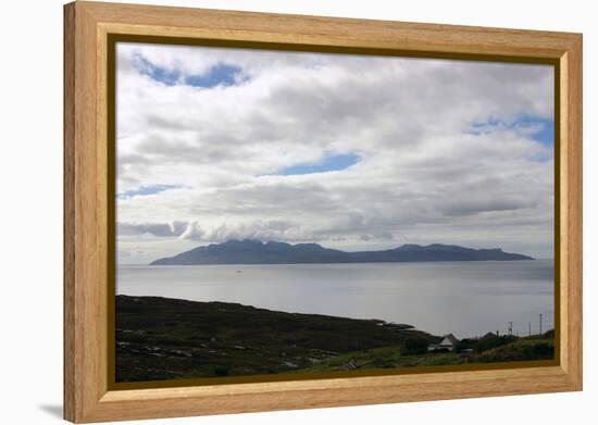 The Island of Rum from Skye, Highland, Scotland-Peter Thompson-Framed Premier Image Canvas