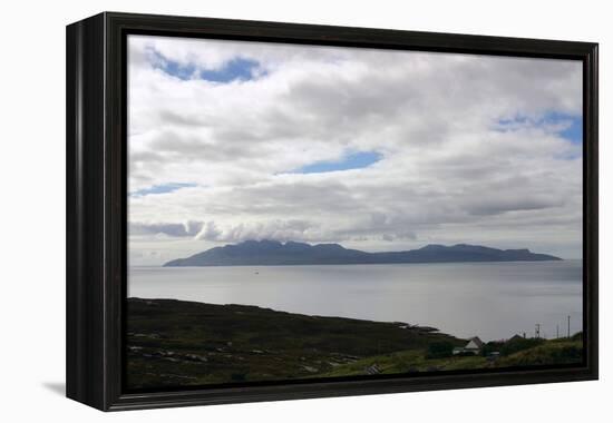 The Island of Rum from Skye, Highland, Scotland-Peter Thompson-Framed Premier Image Canvas