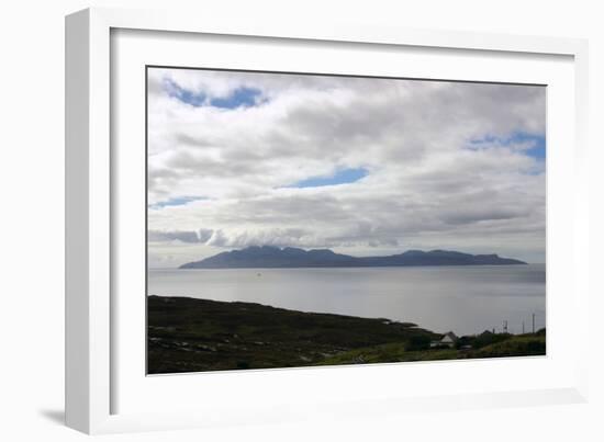 The Island of Rum from Skye, Highland, Scotland-Peter Thompson-Framed Photographic Print