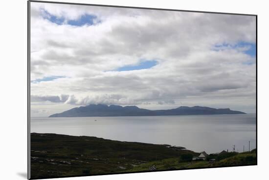 The Island of Rum from Skye, Highland, Scotland-Peter Thompson-Mounted Photographic Print