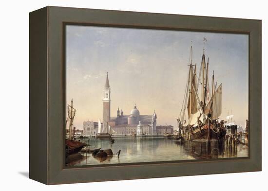 The Island of San Giorgio Maggiore, Venice, 1862-Edward William Cooke-Framed Premier Image Canvas