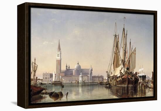 The Island of San Giorgio Maggiore, Venice, 1862-Edward William Cooke-Framed Premier Image Canvas