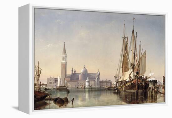 The Island of San Giorgio Maggiore, Venice, 1862-Edward William Cooke-Framed Premier Image Canvas