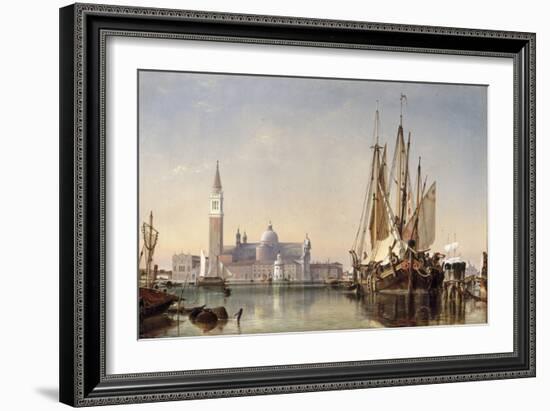 The Island of San Giorgio Maggiore, Venice, 1862-Edward William Cooke-Framed Giclee Print