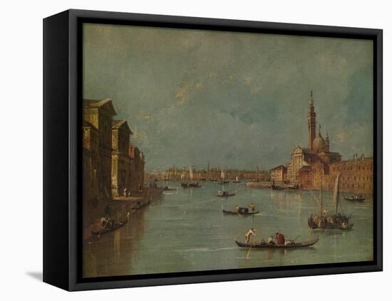 'The Island of San Giorgio, Venice', c1770, (1938)-Francesco Guardi-Framed Premier Image Canvas