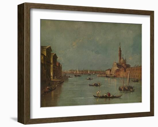 'The Island of San Giorgio, Venice', c1770, (1938)-Francesco Guardi-Framed Giclee Print