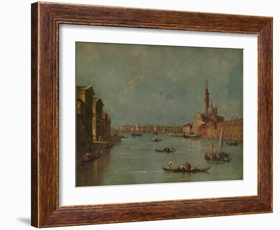 'The Island of San Giorgio, Venice', c1770, (1938)-Francesco Guardi-Framed Giclee Print