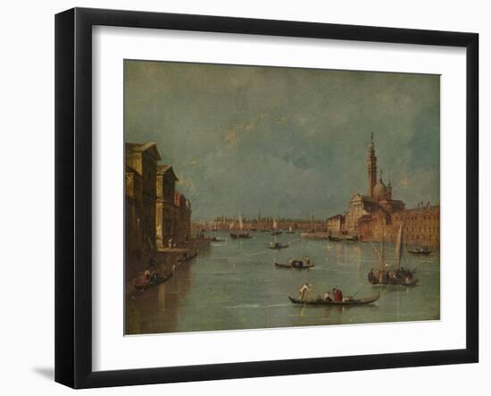 'The Island of San Giorgio, Venice', c1770, (1938)-Francesco Guardi-Framed Giclee Print