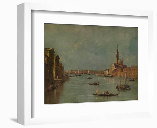 'The Island of San Giorgio, Venice', c1770, (1938)-Francesco Guardi-Framed Giclee Print