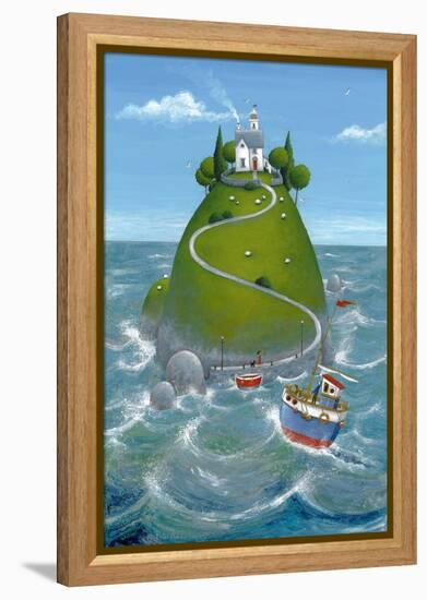 The Island-Peter Adderley-Framed Stretched Canvas