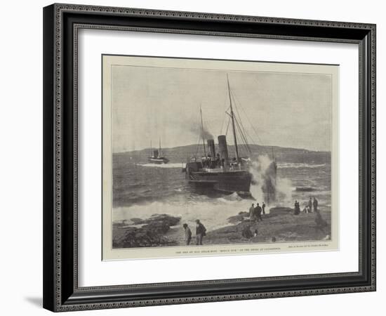 The Isle of Man Steam-Boat Mona's Isle on the Rocks at Castletown-null-Framed Giclee Print