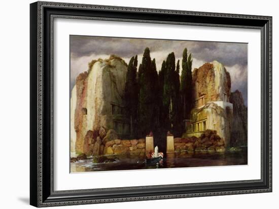 The Isle of the Dead, 1886-Arnold Bocklin-Framed Giclee Print